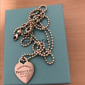 Tiffany & Co Silver Heart Pendant